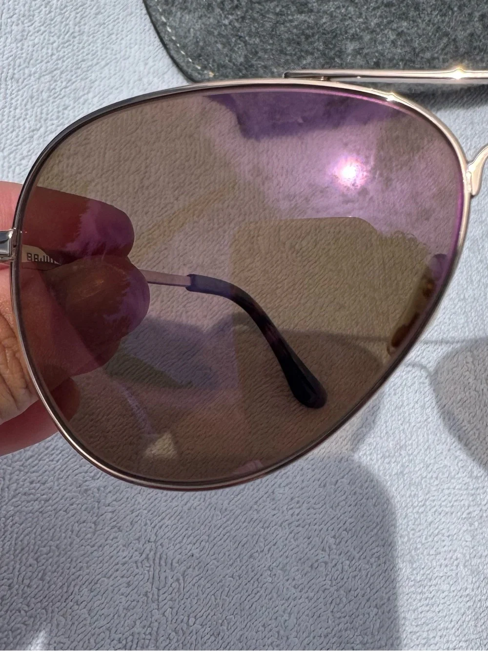 Bajio Soldado Sunglasses EUC Rose Mirror Lenses